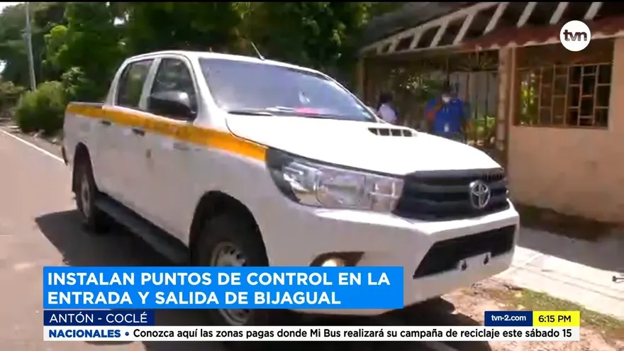 Instalan punto sanitario en entrada de Bijagual