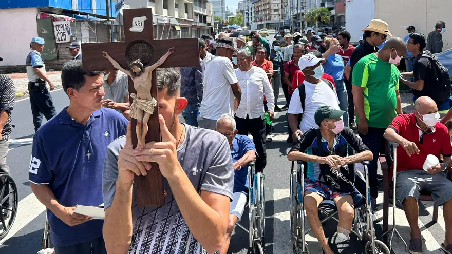 Viacrusis de Viernes Santo 2025.