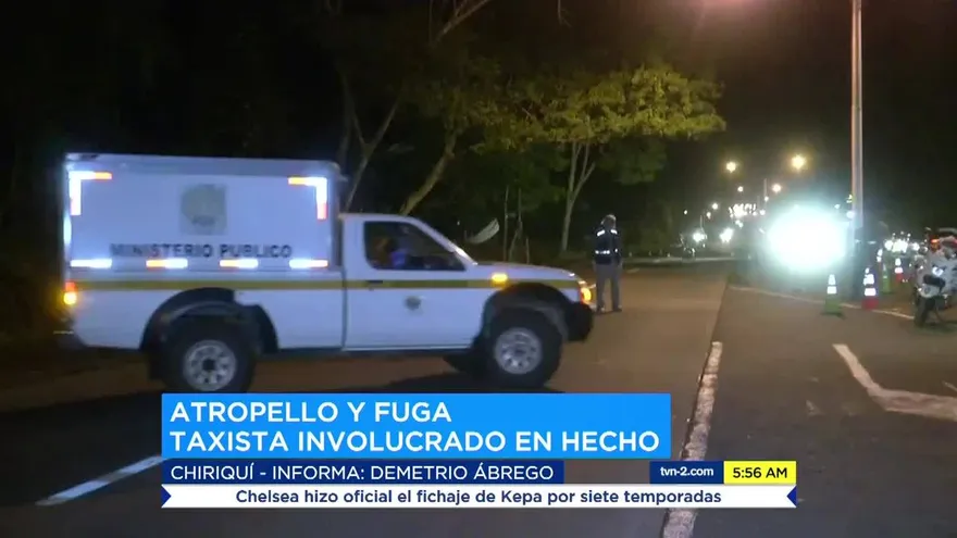 Reportan nueva víctima por atropello en Chiriquí