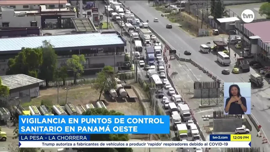 Encuentran personas con temperatura alta en el cerco de La Pesa de La Chorrera