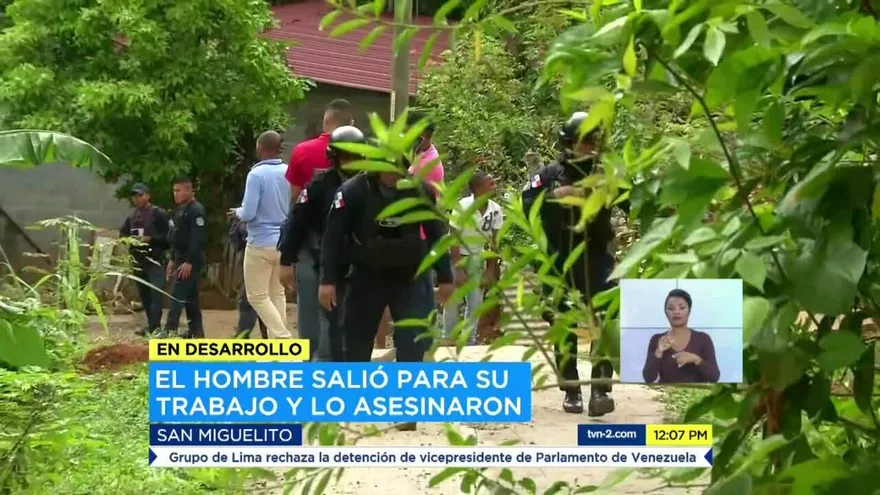 Asesinan a un hombre en San Miguelito