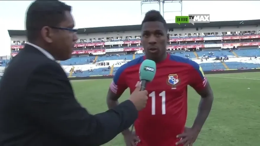 Armando Cooper feliz por el triunfo de Panamá