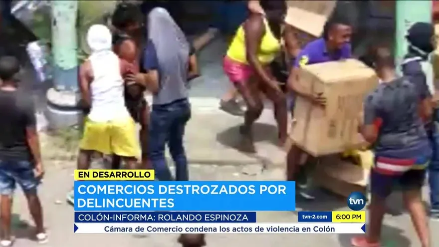 Saqueos en la Ciudad de Colón