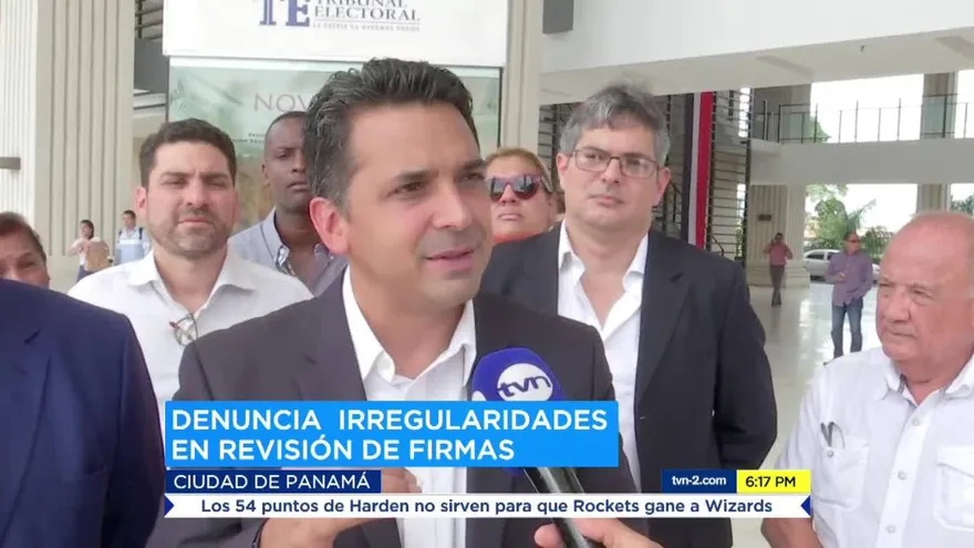 Denuncian irregularidades en proceso de revisión de firmas, el TE responde