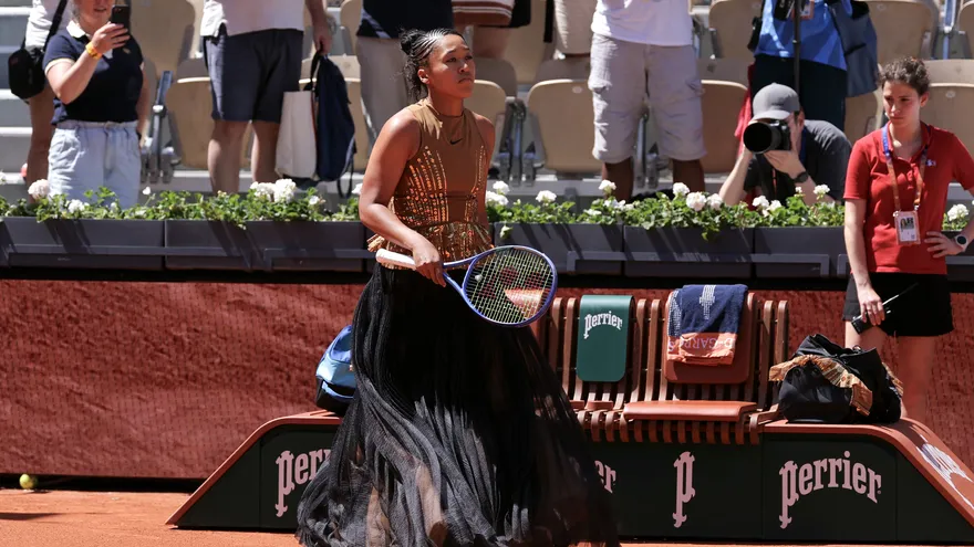 La tenista japonesa Naomi Osaka en Roland Garros