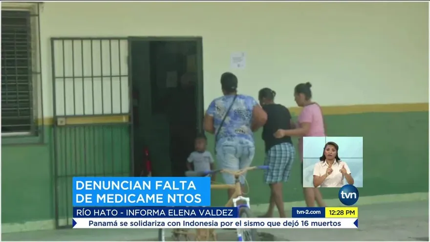 Residentes en Río Hato reclaman la falta de medicamentos