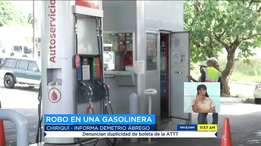 Delincuentes asaltan gasolinera en David