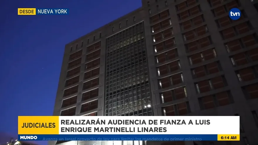 Este martes será la audiencia virtual de fianza a Luis Enrique Martinelli Linares