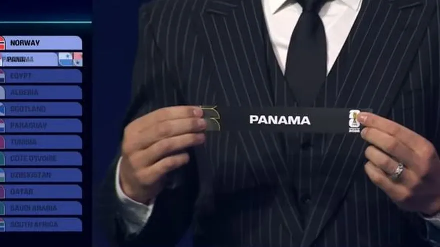 Panamá en el sorteo del Mundial 2026