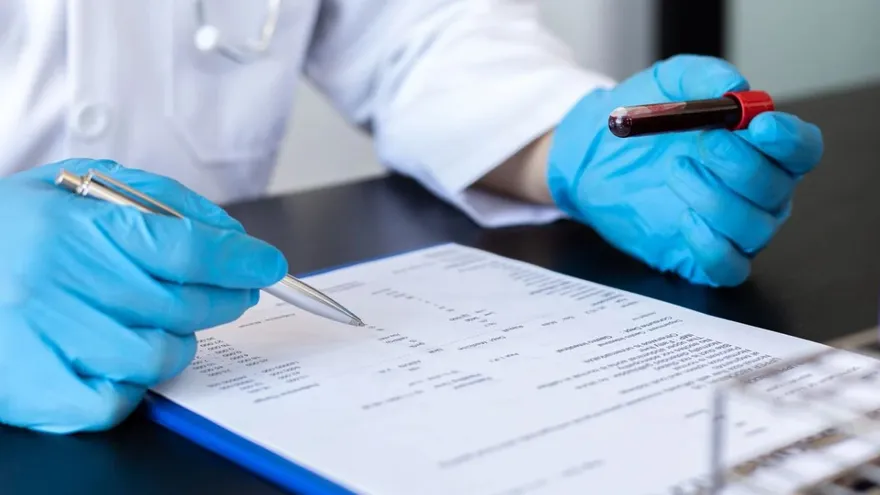 Una prueba de sangre. Imagen con fines ilustrativos.