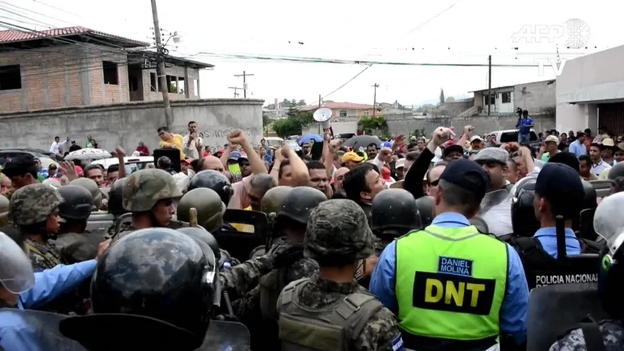 Protestas en Honduras por cierre de TV opositora
