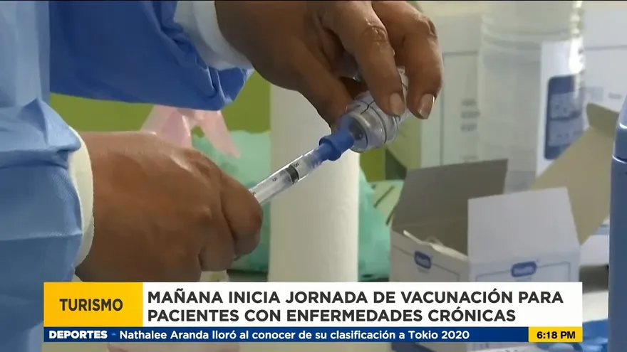 Inicia jornada de vacunación de pacientes con enfermedades crónicas en Chiriquí