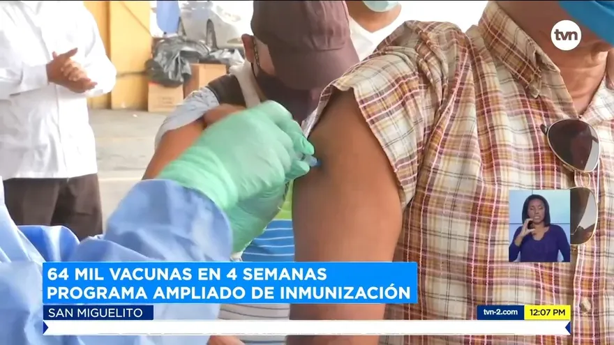 Más de 60 mil vacunas han sido colocadas tras programa de inmunización en San Miguelito