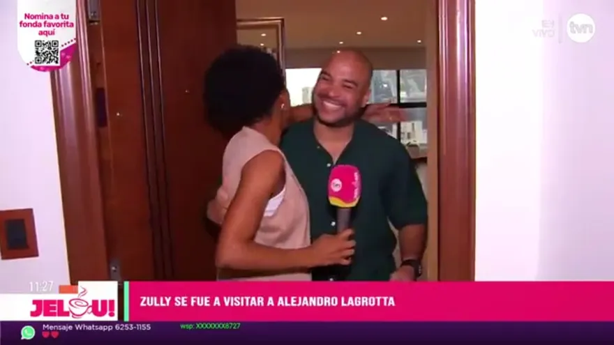 Zully visita a Alejandro Lagrota