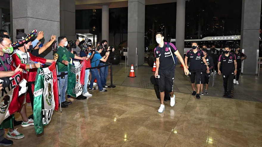La selección de México ya está en nuestro país para su partido ante Panamá