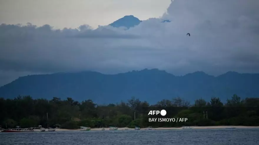 Foto ilustrativa de un volcán en Indonesia
