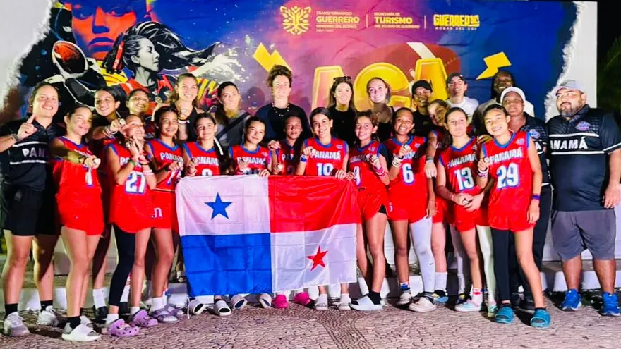 Selección femenina Sub12 de flag football que brilló en el Aacabowl 2026