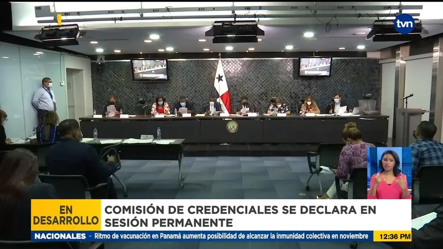 Sesión permanente de la Comisión de Credenciales