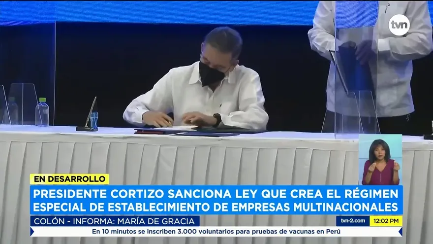 Presidente Cortizo sanciona la Ley que crea el Régimen Especial EMMA