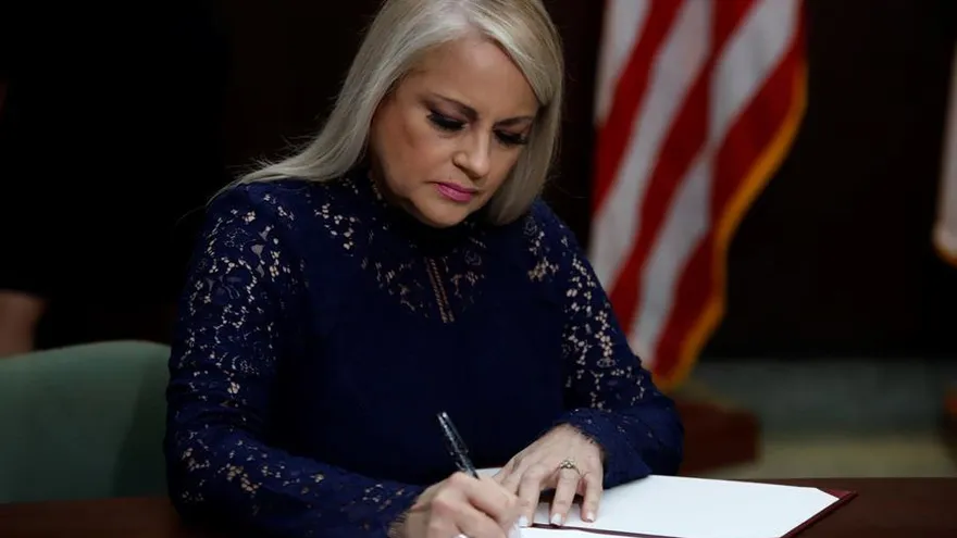 La gobernadora de Puerto Rico, Wanda Vázquez.