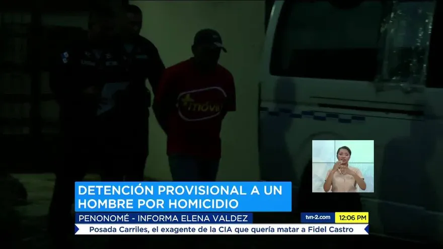 Ordenan detención provisional a hombre que asesinó a un joven e intentó quitar la vida a una mujer