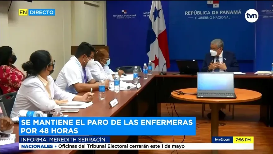 Enfermeras siguen reunidas con autoridades de salud