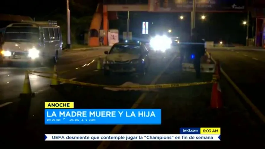 Una adulta mayor muerta y una joven herida por atropello en San Carlos