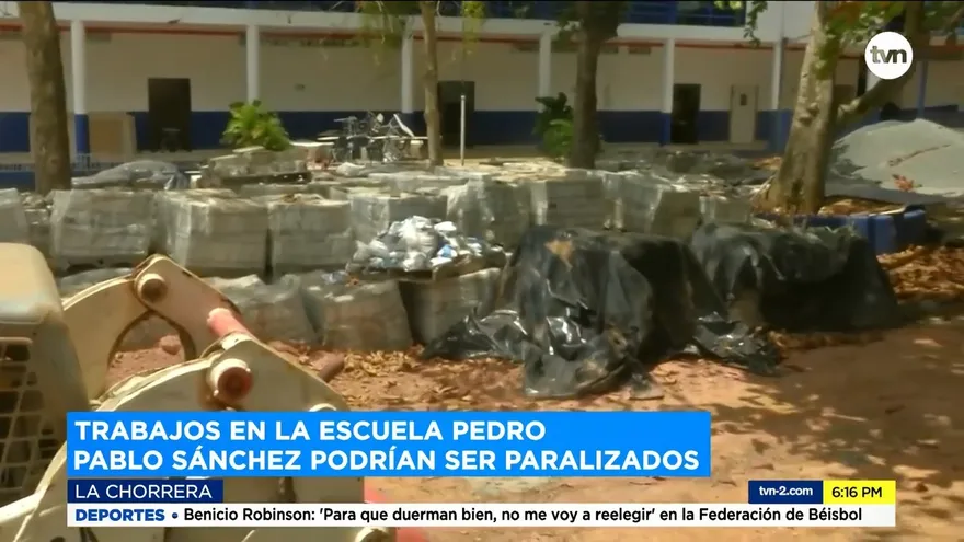 Trabajos en la escuela Pedro Pablo Sánchez de La Chorrera podrían ser paralizados