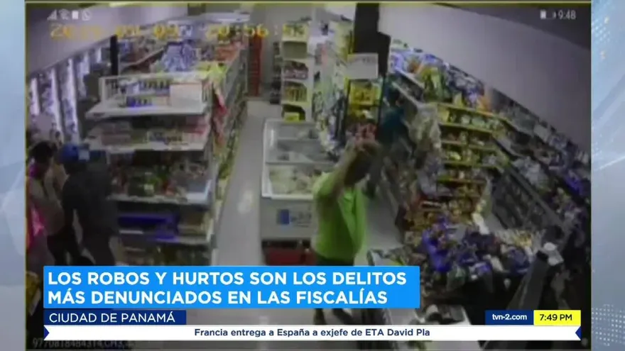 Robos y hurtos son los delitos más cometidos en Panamá
