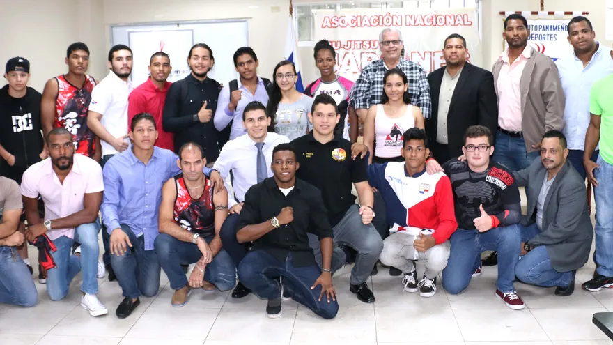 Delegación panameña que participará en el Panamericano de Jiu Jitsu Japonés