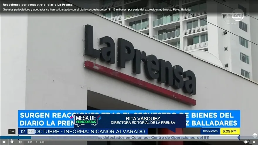 Mesa de periodistas - Entrevista a Rita Vásquez, Directora Editorial de La Prensa