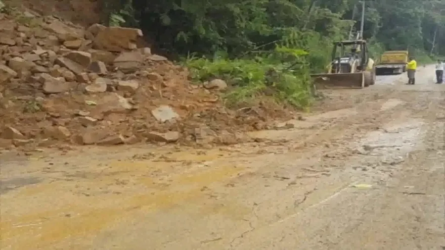 Deslizamientos en Punta Peña, Chiriquí Grande