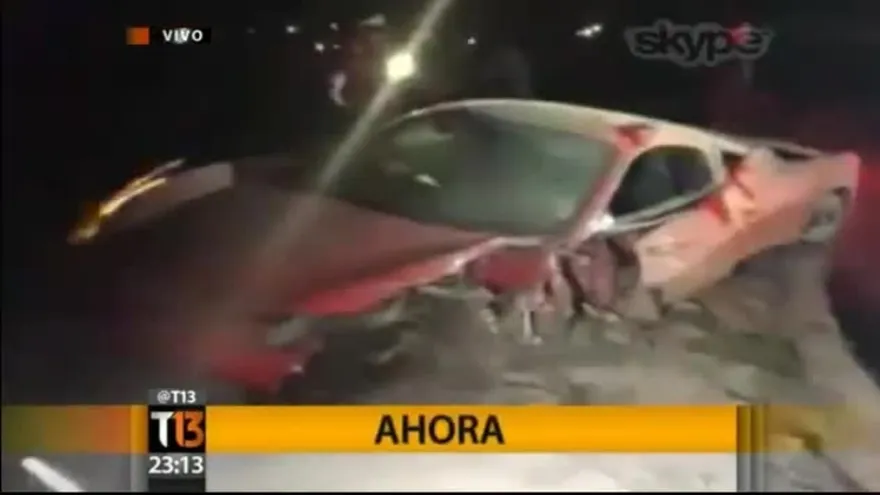 Arturo Vidal sufrío accidente de transito. Copa América 2015