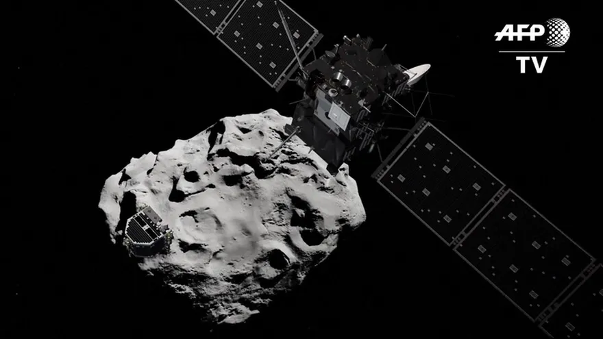 Adiós a robot espacial que quedó sin energía sobre un cometa