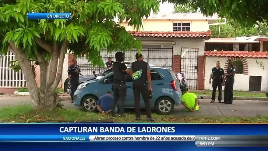 Policía Nacional captura a banda de roba casas