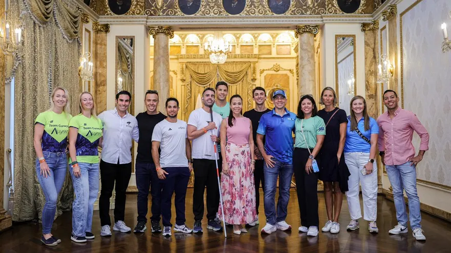 Participantes de Ironman Panamá 2026 son recibidos en el palacio de Las Garzas