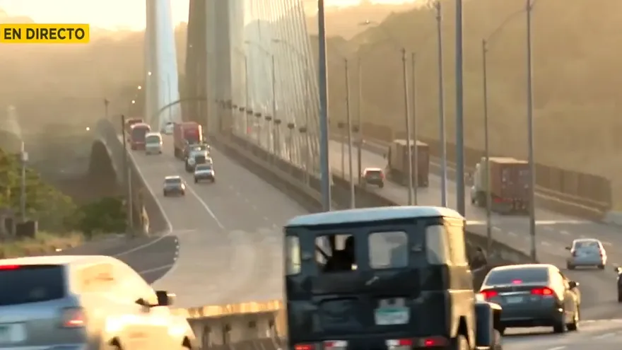 Tráfico en la vía Centenario hacia el interior del país