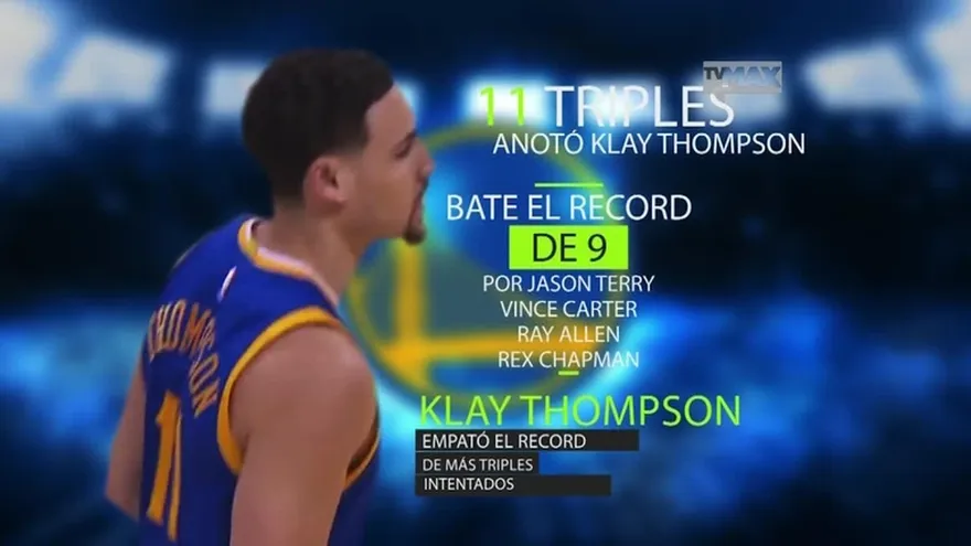 DXT: Klay Thompson estableció un nuevo récord