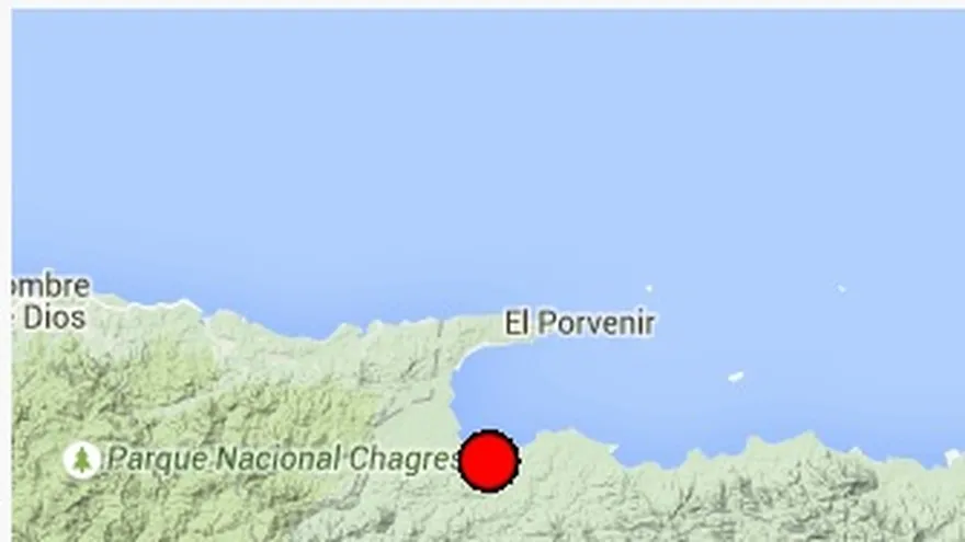 Sismo de este lunes, 10 de agosto.