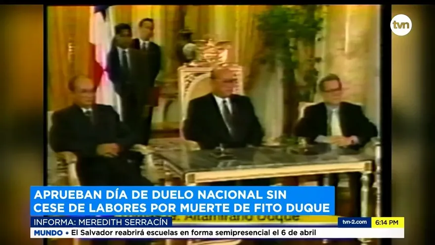 Aprueban día de duelo por muerte de Tomás Altamirano Duque