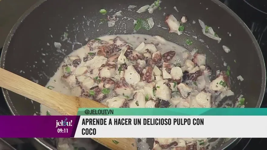 Déjate consentir con este pulpo con coco