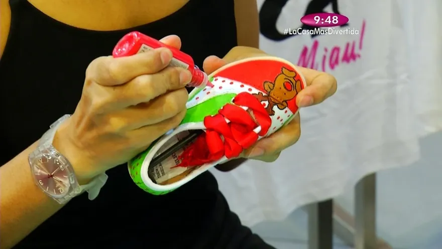 Zapatos pintados a mano tendencia de moda