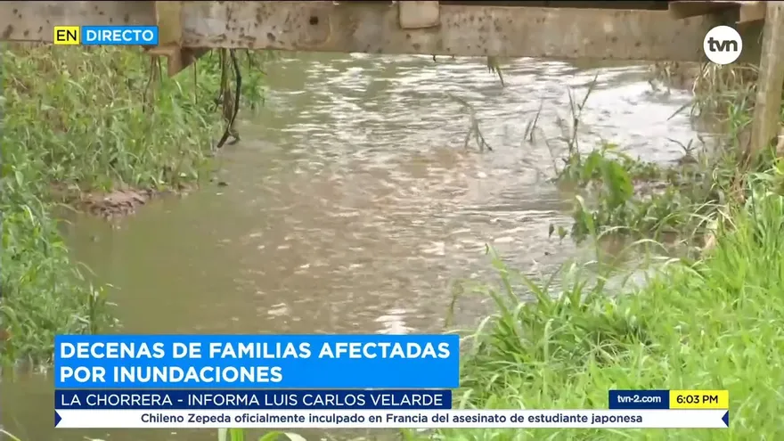 Se registraron inundaciones que afectaron familias en Mastranto Abajo, Arraiján