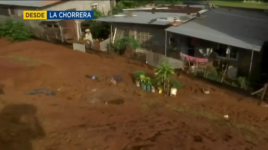 Varias casas afectadas por inundaciones en La Chorrera