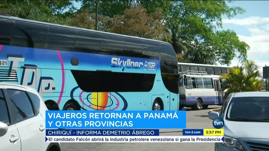 Operativo garantiza seguridad a quienes viajaron a Chiriquí para Semana Santa