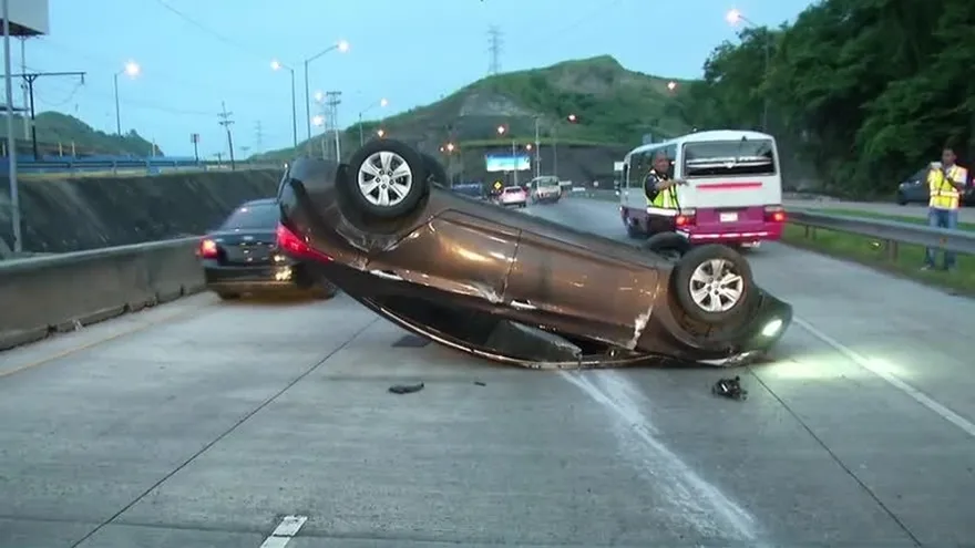 Reportan accidente en el Corredor Norte