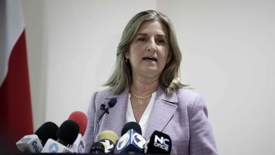 En la imagen un registro de la fiscal general de Costa Rica, Emilia Navas.