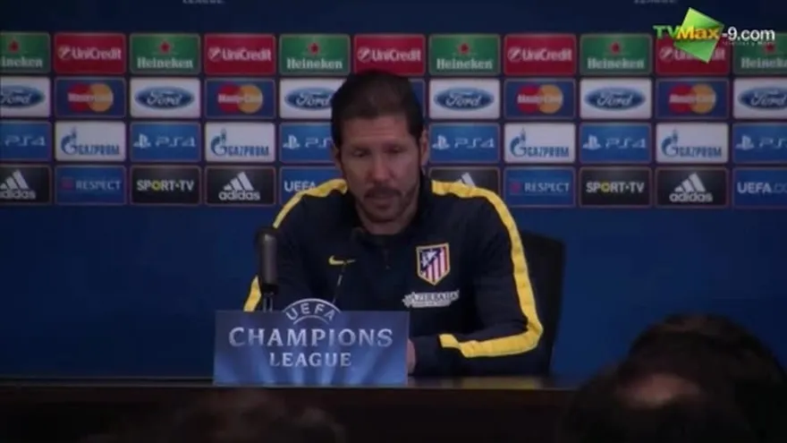 Simeone: "Delante va a ver un equipo poderoso"