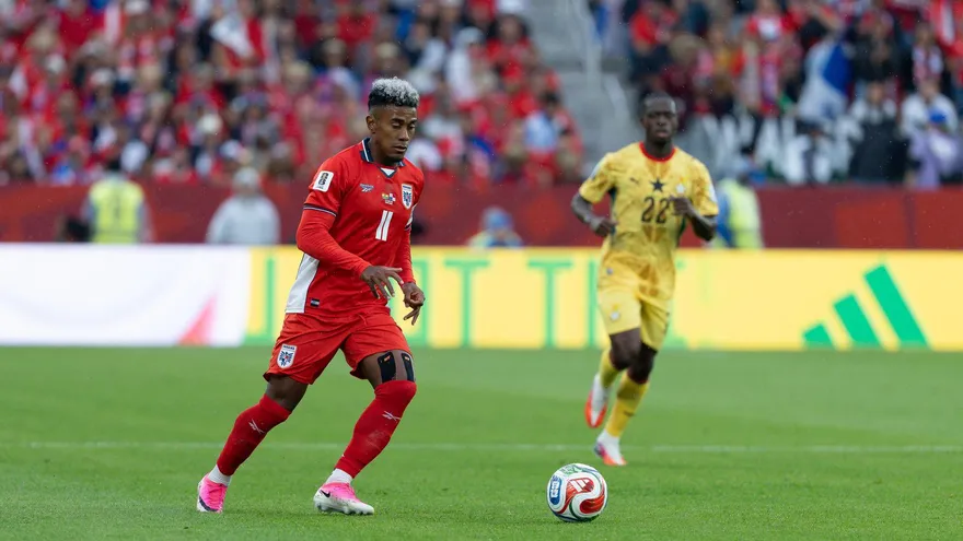 Edgar Yoel Bárcenas durante el partido del Mundial 2026 entre Panamá y Ghana