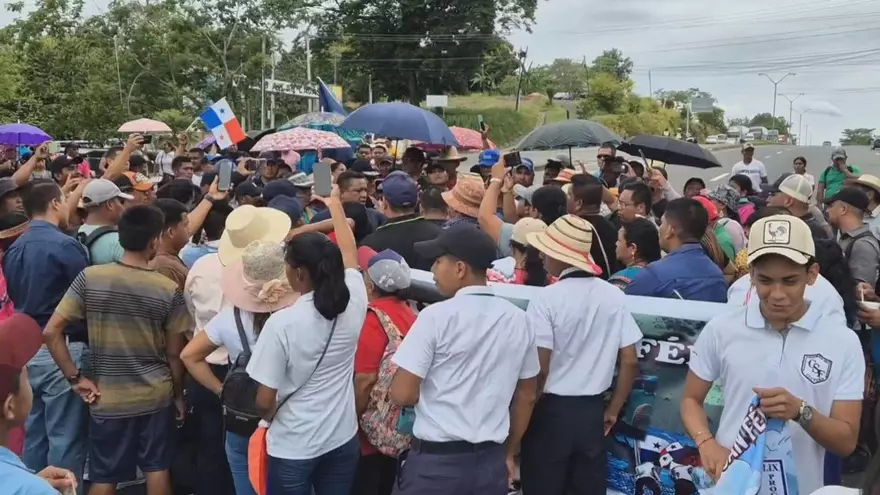 Diferentes grupos en acciones de protesta en Chiriquí